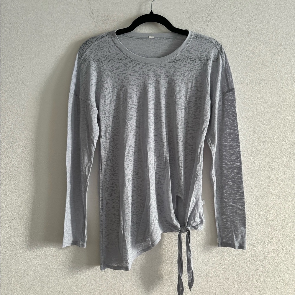 Lululemon Tie Your Practice Long Sleeve